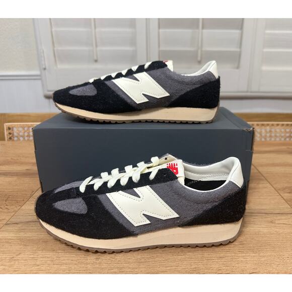 New Balance Womens 471 Lifestyle Sneaker Grey Black Suede Mesh Size 7 NIB Unisex - Picture 4 of 14